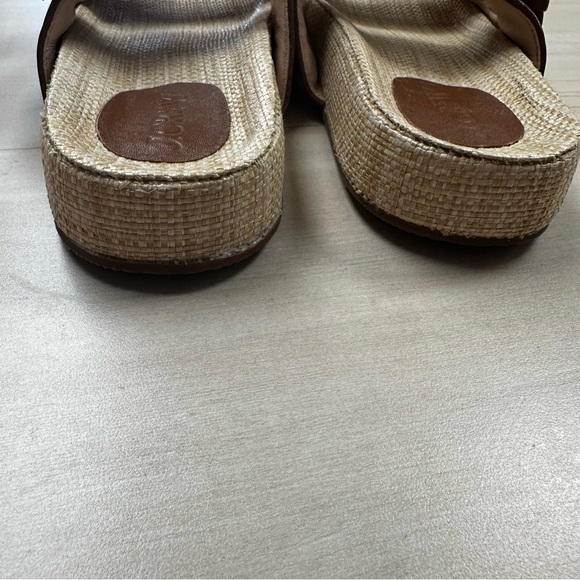 J. Crew Tan and Gold Buckle Sandals - Picture 6 of 11